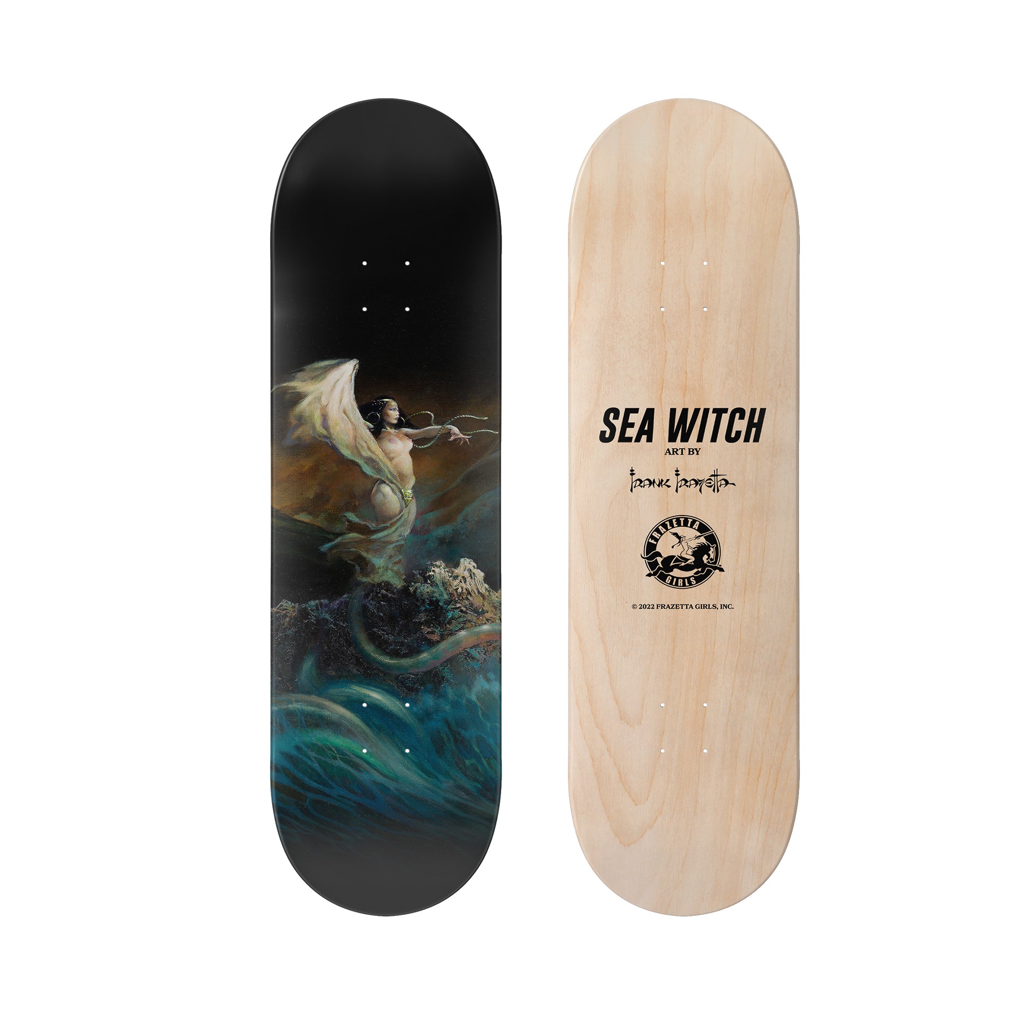 Sea Witch Skateboard Deck