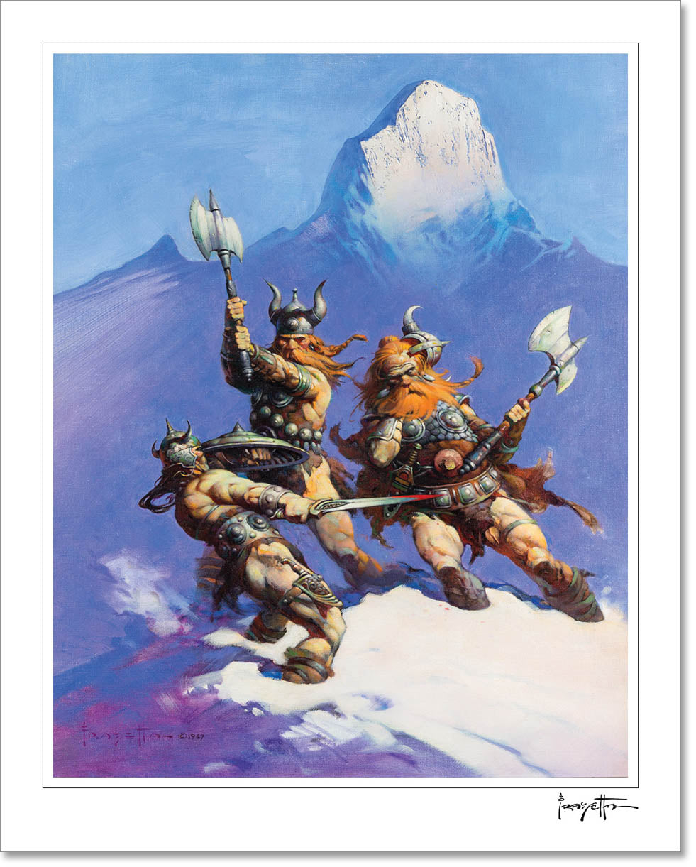 Snow Giants (Conan of Cimmeria) Print