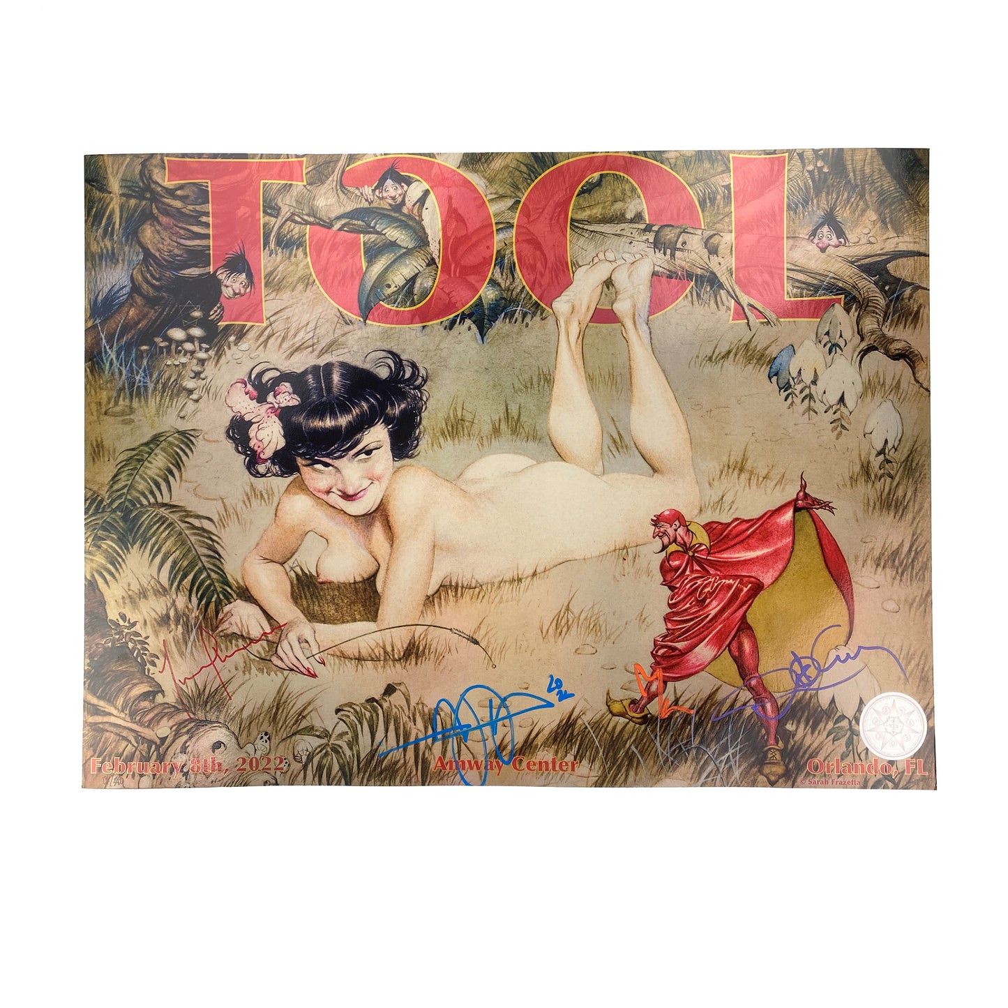 Frazetta x TOOL Tour Poster- Signed (Temptress)