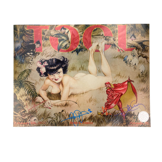 Frazetta x TOOL Tour Poster- Signed (Temptress)
