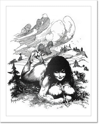 The Giantess Print