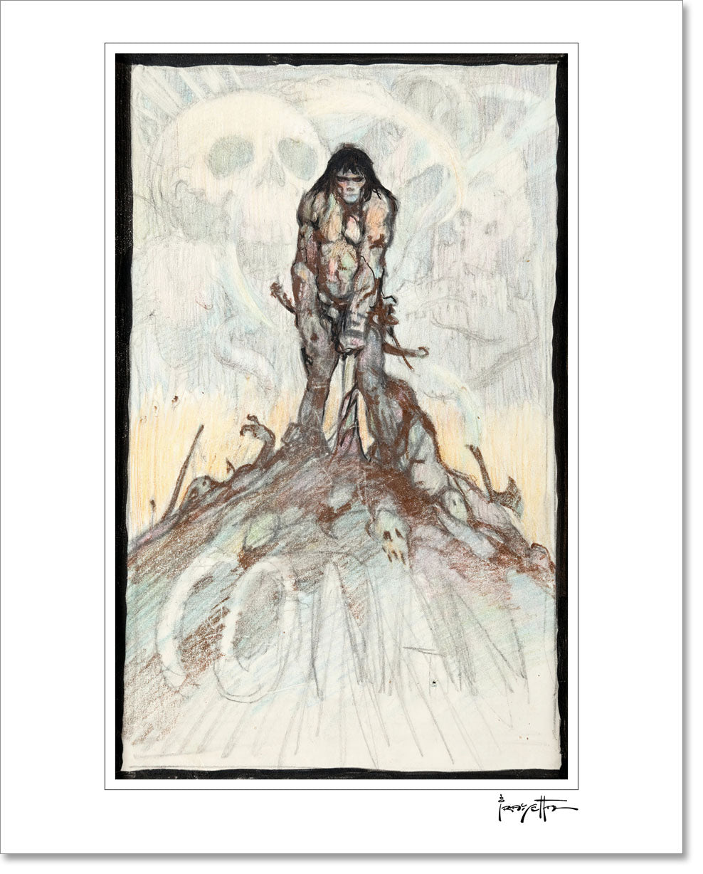 Conan Adventurer Preliminary Art  Print
