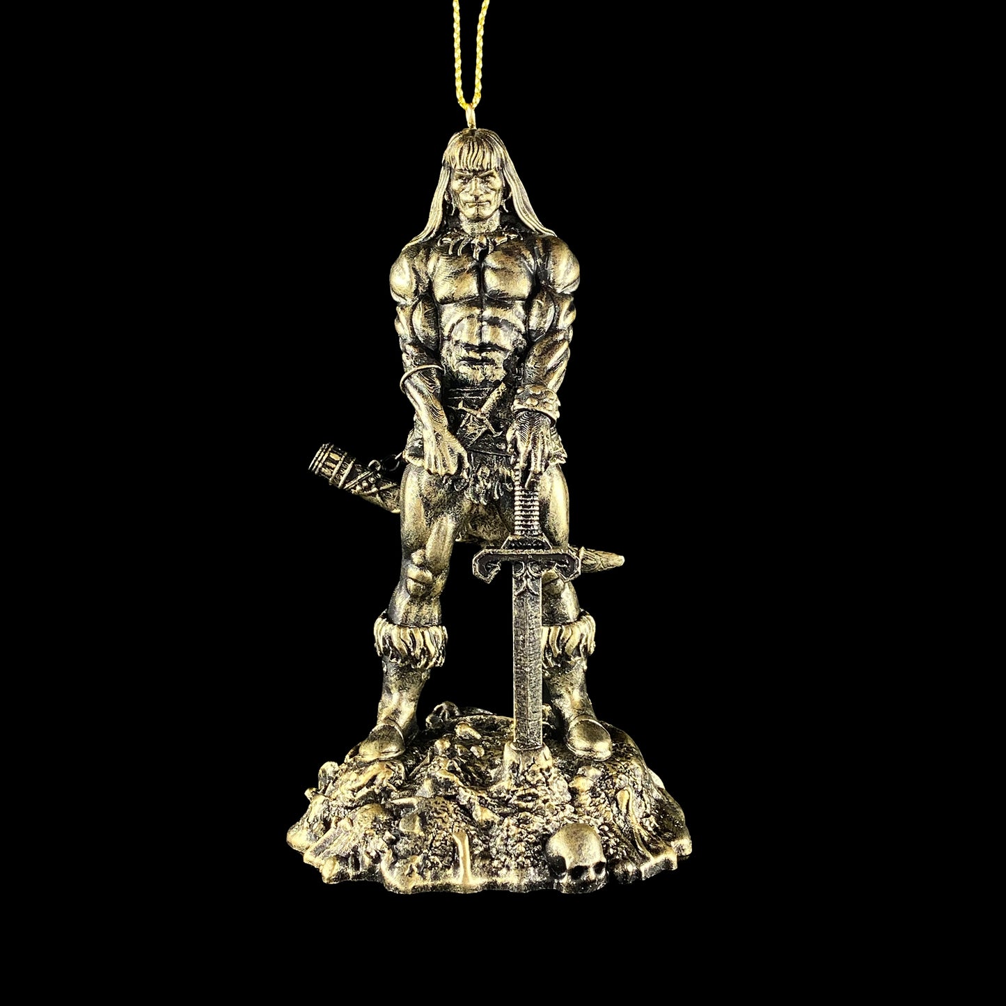 Conan The Barbarian Holiday Ornament (Antique Gold)