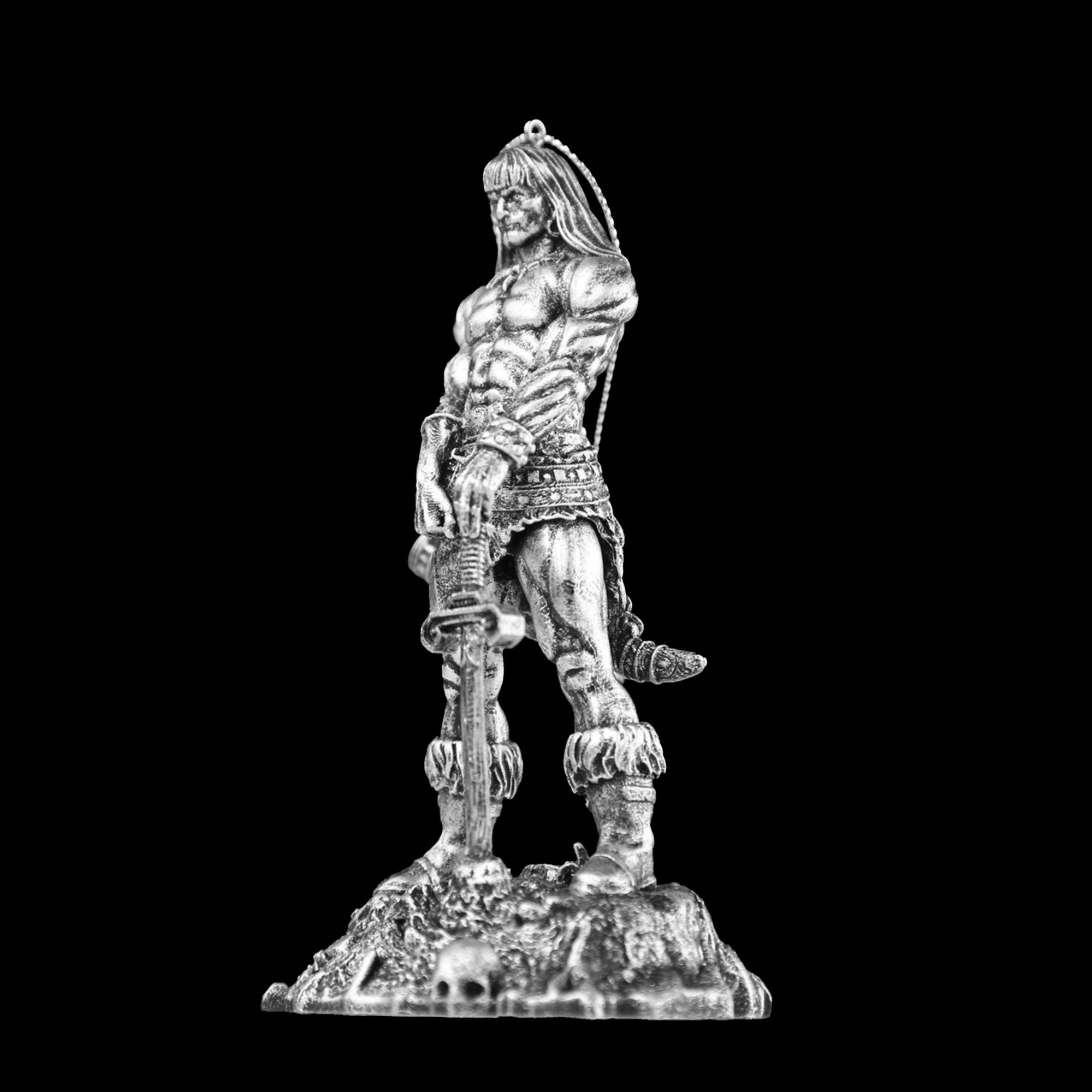 Conan The Barbarian Holiday Ornament (Antique Silver)