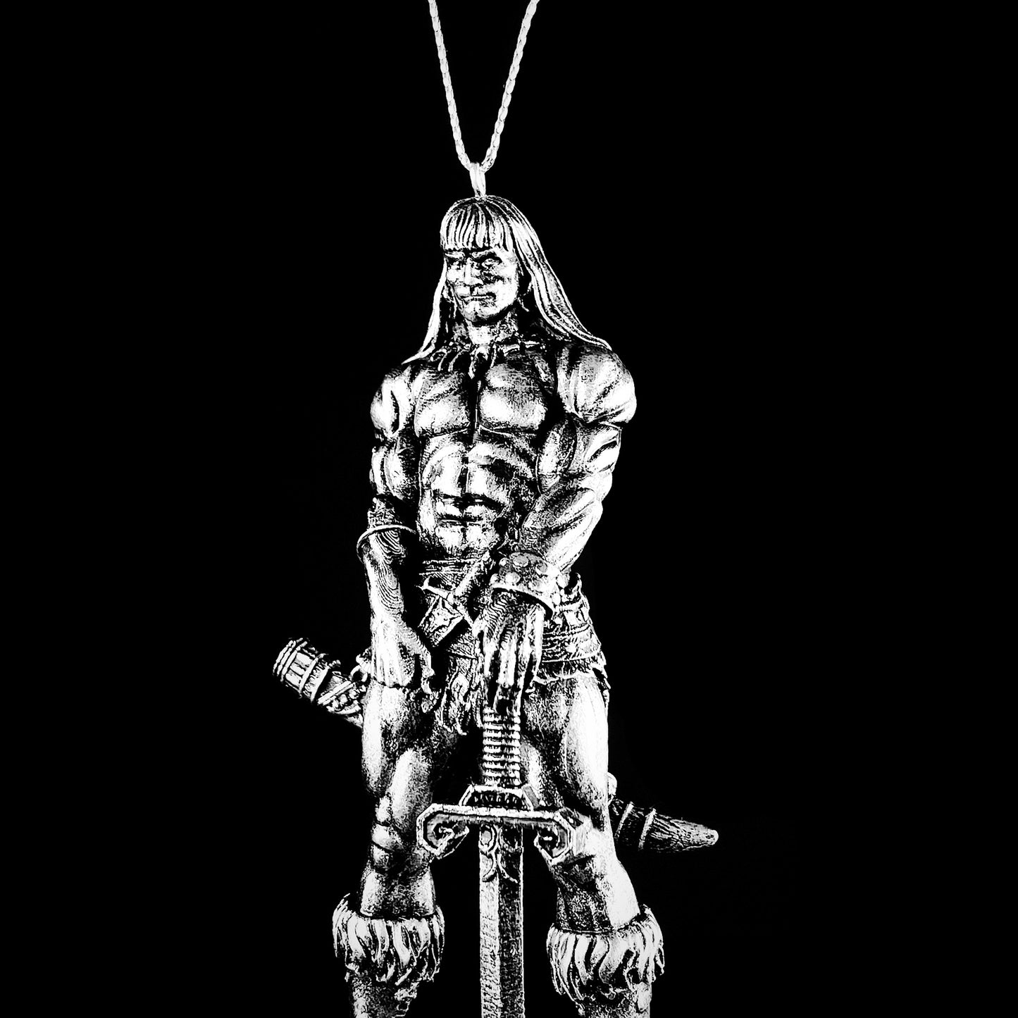 Conan The Barbarian Holiday Ornament (Antique Silver)