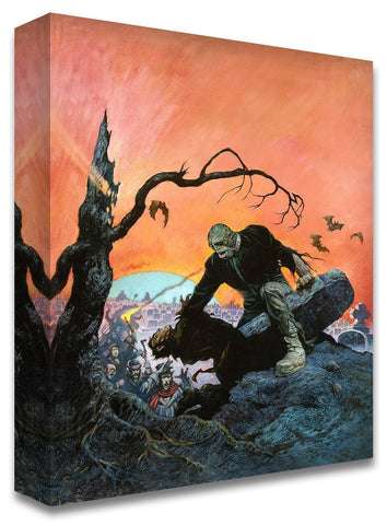 Frazetta Girls, LLC  Art Print Fine art print / Stretched on wooden bar / 18x24 Beyond the Grave Print