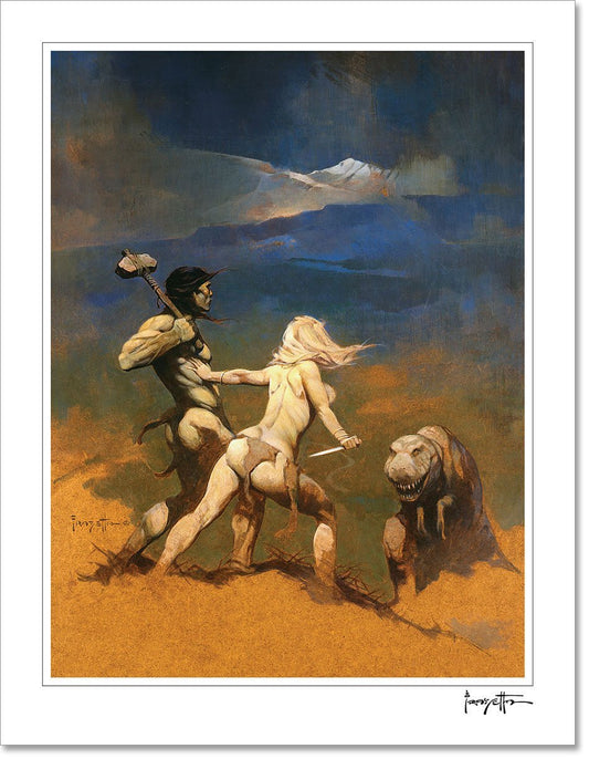 Frazetta Girls, LLC  Fine art print / Stretched on wooden bar / 18x24 Cornered Print