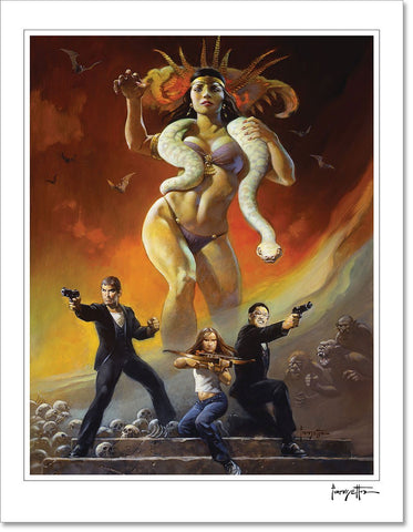 Flashman at The Charge Print
