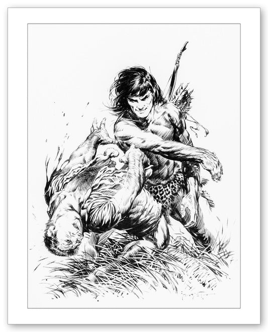 FrazettaGirls Tarzan and the Champion Print