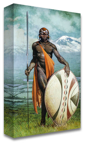 Maasai Warrior Print