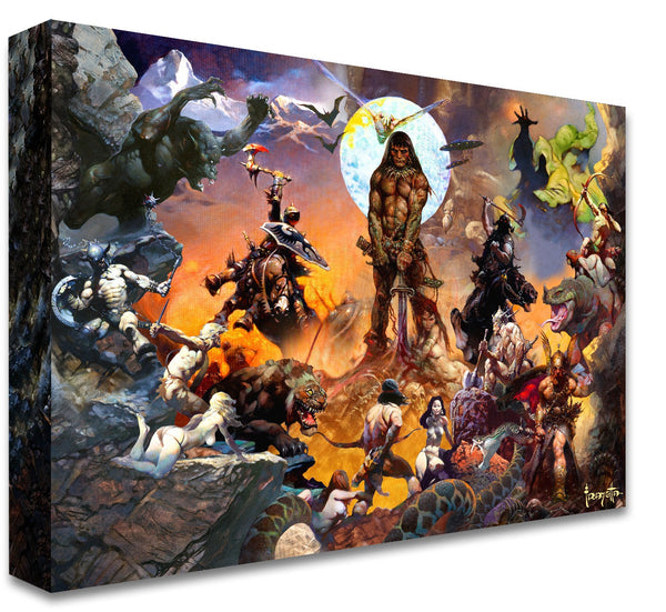 The Frazetta Universe Print by Frank Frazetta | FrazettaGirls.com ...