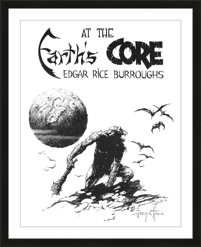 At The Earth's Core (Plate I) Print